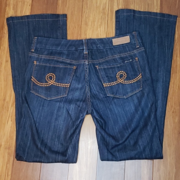 Seven 7 jeans Bootcut, size 28 Dark Denim - Picture 3 of 6